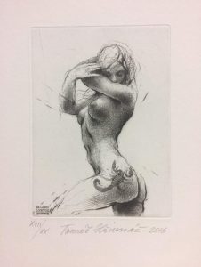 Tomáš Hřivnáč prodej ex libris Lodewijk Durinck 2016 Štír 13_10cm