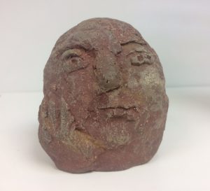 Hana Purkrábkové prodej sochy - pálená šamotová kamenina - Vážený 2018 10-10-8cm