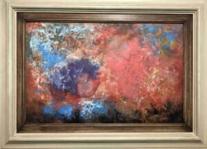 Ota Janeček prodej obrazů Mraky nad rybníkem